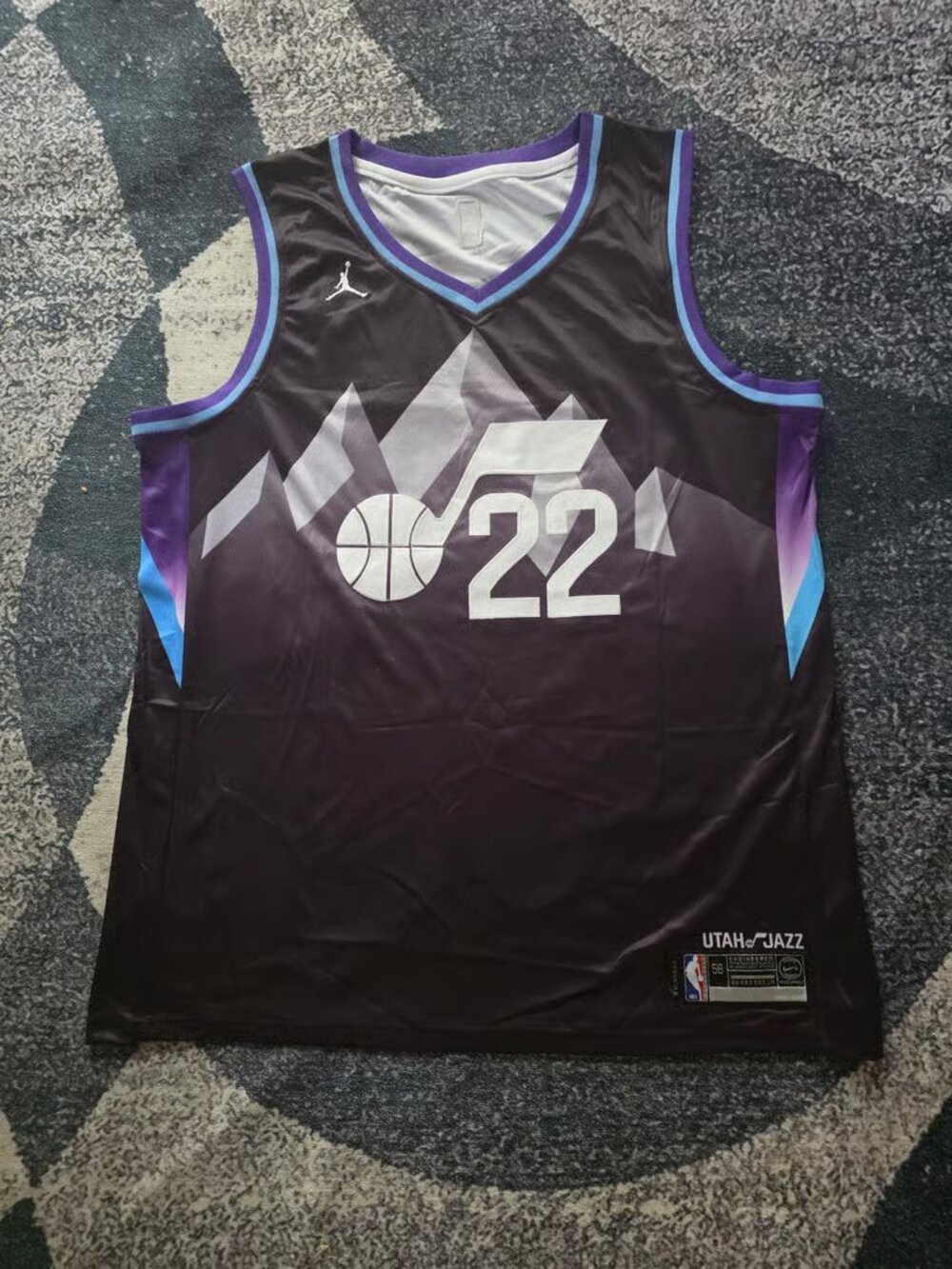 Darryn Peterson Purple Stitched Jersey